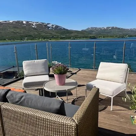 Penthouse Panorama 아파트 트롬쇠