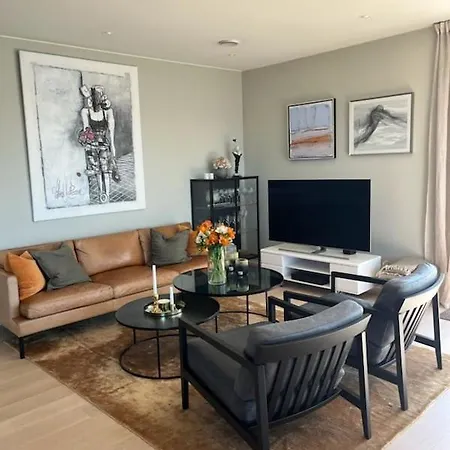 Penthouse Panorama 公寓 特罗姆瑟